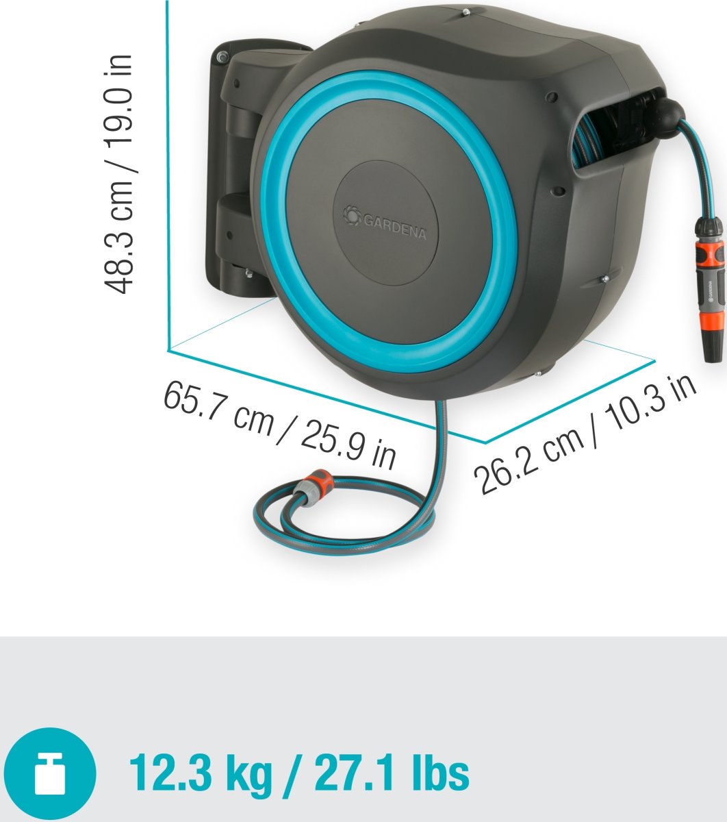 Gardena Slangeopruller RollUp L, 30 m.