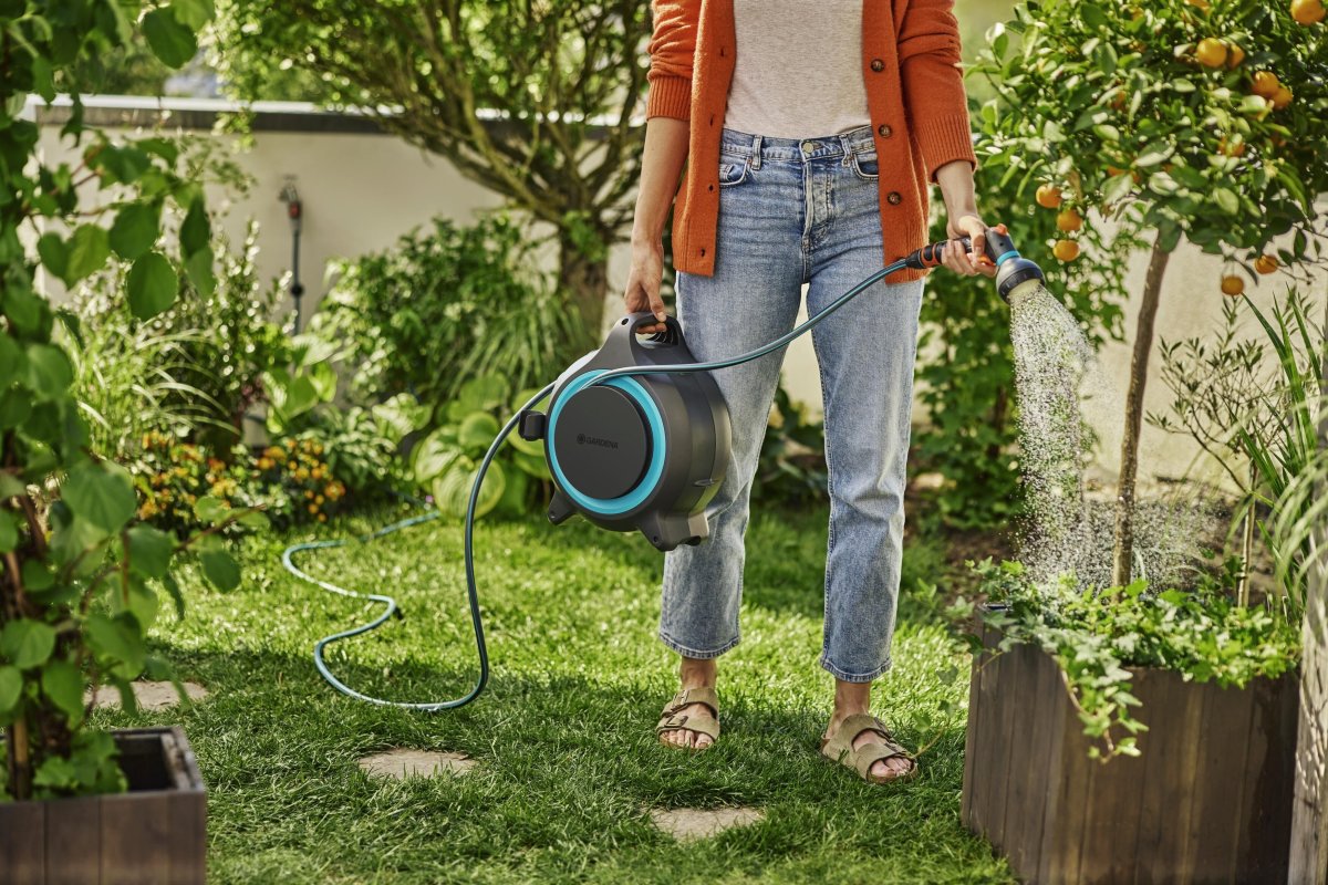 Gardena Transportabel Slangeboks MoveMatic, 12,5 m