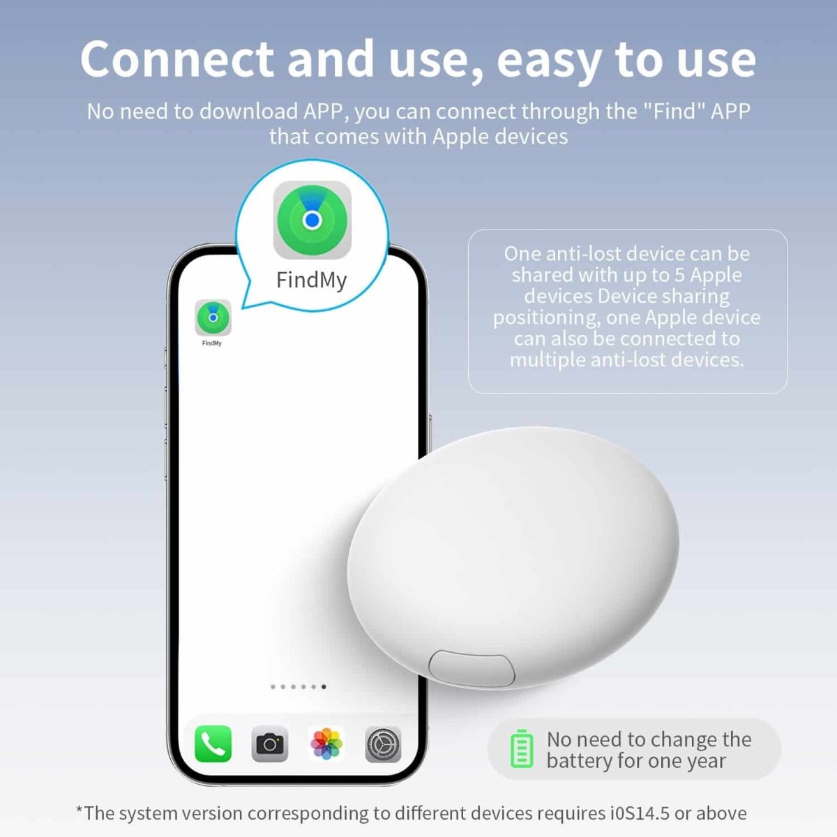 Boomee Sporing - Itag Tracker, hvid