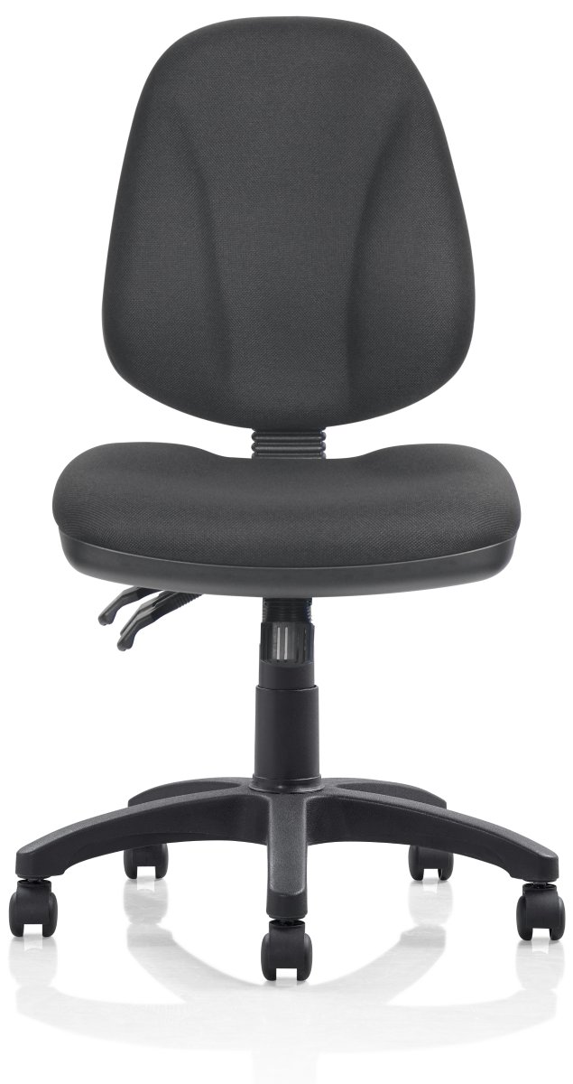 Deluxe kontorstol, sort