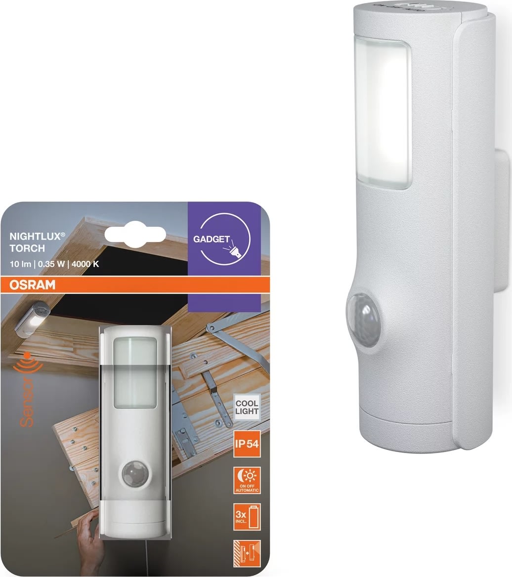 Osram Nightlux Torch LED Spotlampe med sensor
