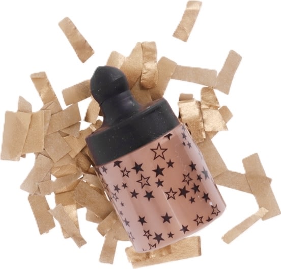 Konfetti pop, 8 stk + genfyld, guld og stjerner