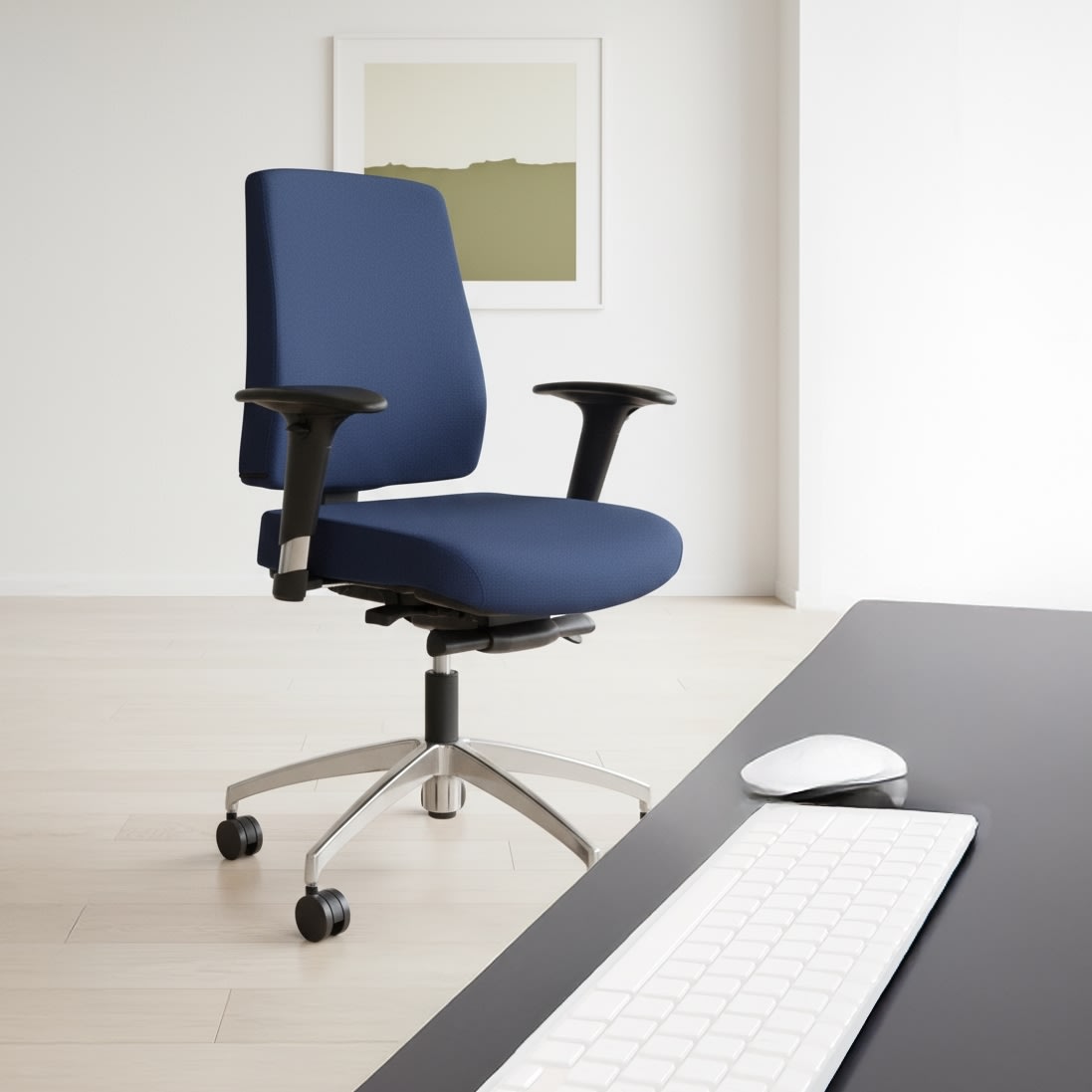 Merano kontorstol, blå