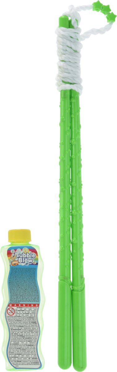 Sæbeboblesæt XXL, gigant bobler, grøn/pink