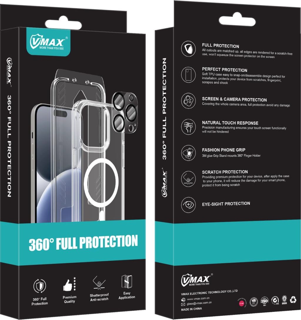 VMax 3-i-1 skærmbeskyttelse til iPhone Air