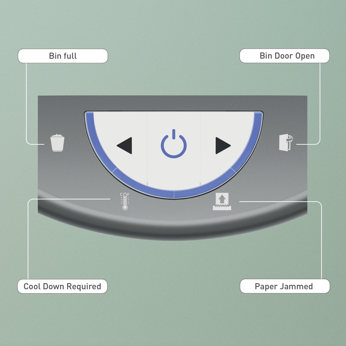 Leitz IQ OptiMax makulator, P5 22L - Hvid