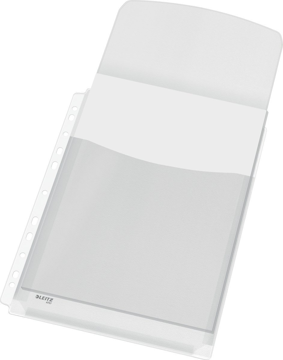 Leitz Plastlomme | A4 | Eksp. m. flap | 5 stk.