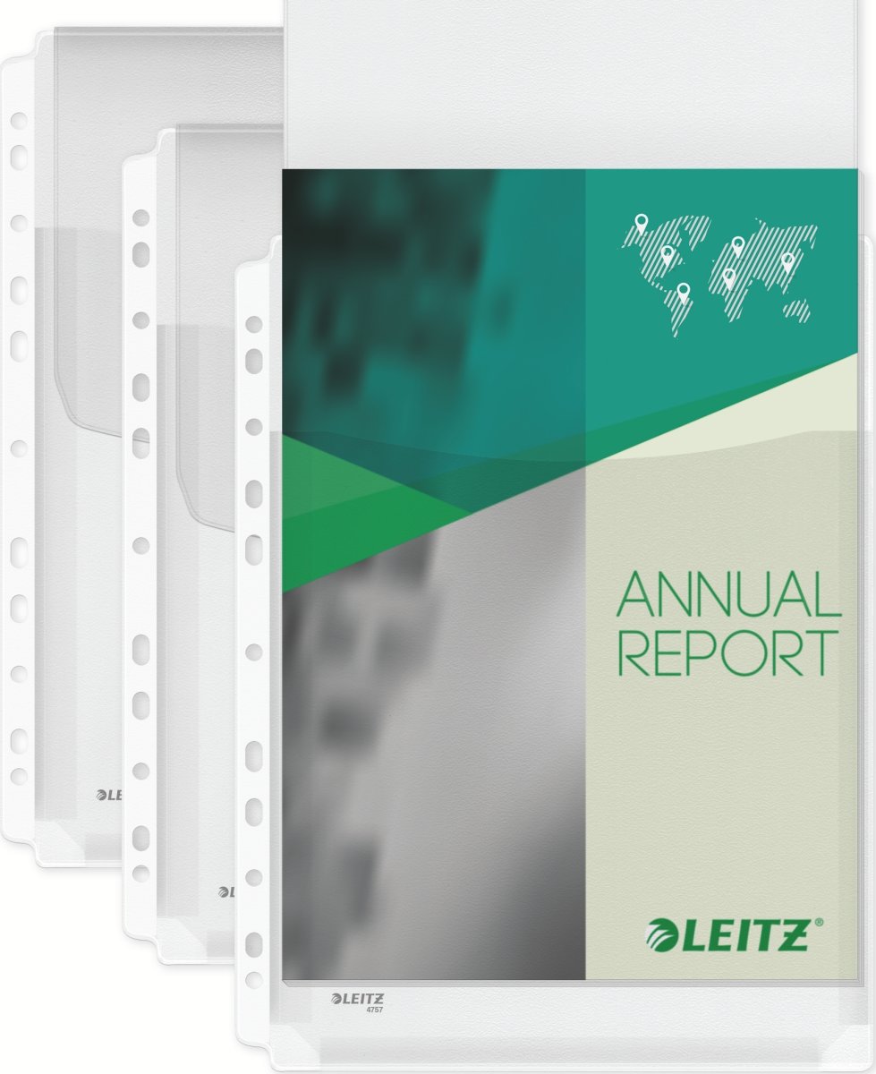 Leitz Plastlomme | A4 | Eksp. m. flap | 5 stk.