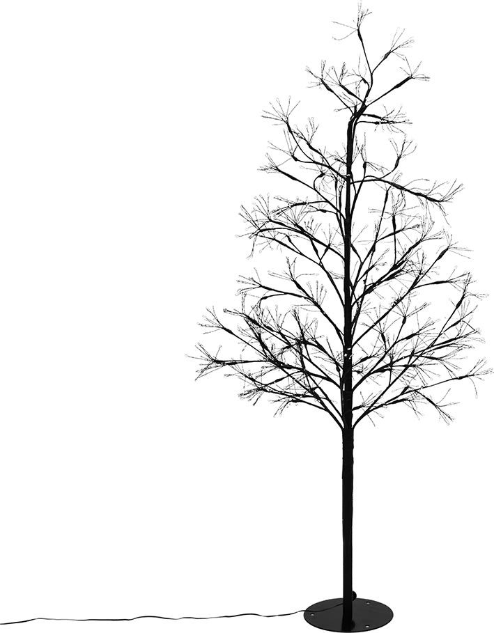 Lystræ m. 990 LED H120 cm. varm hvid