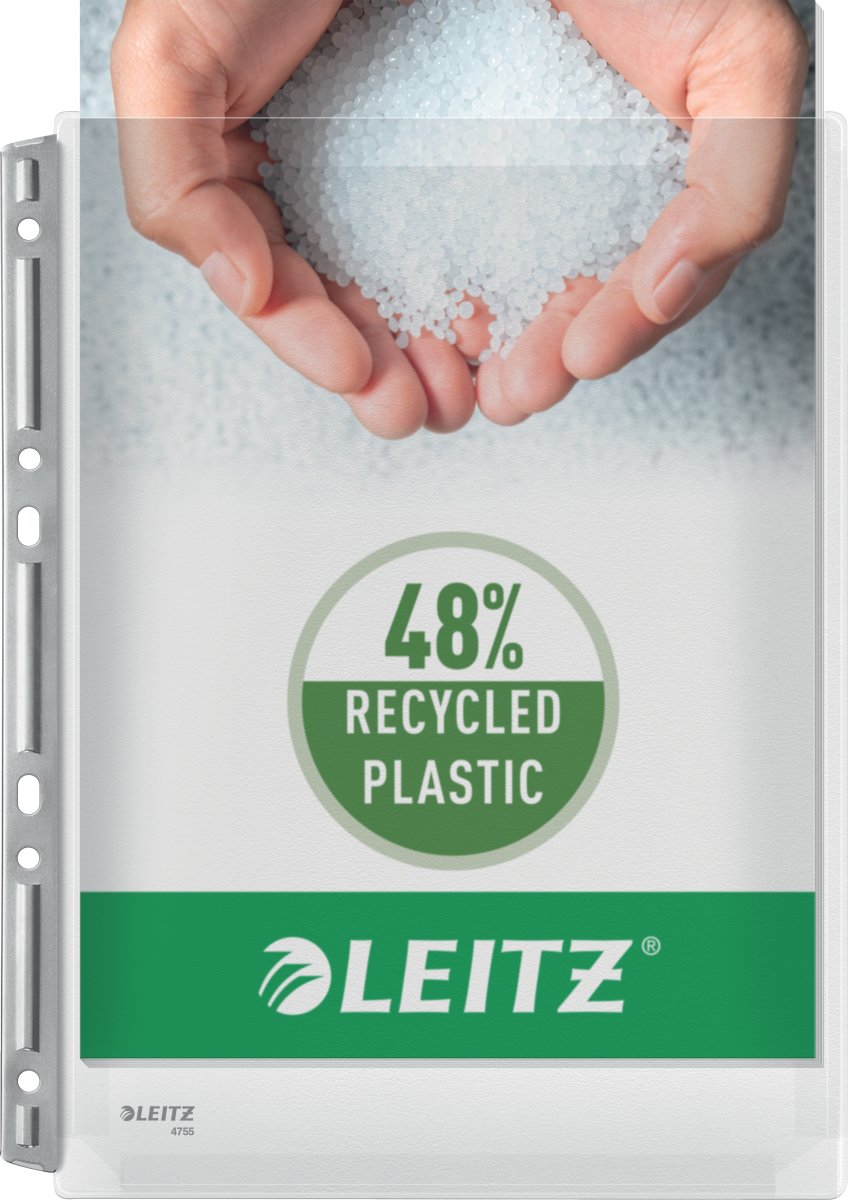 Leitz Plastlomme | A4 | Eksp. m. hulstr. | 3 stk.