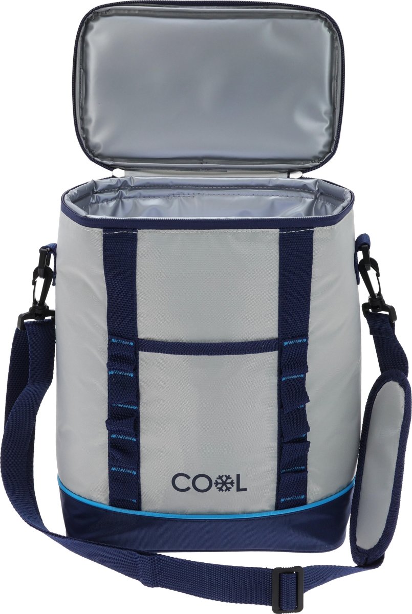 Køletaske Lux, grå/mørkeblå, 25,5x15,5x33 cm, 12L.