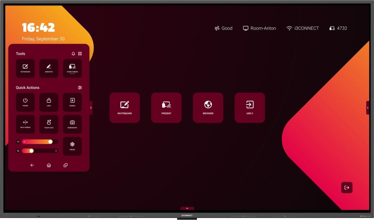 i3CONNECT Aspen 4 86” Touchskærm