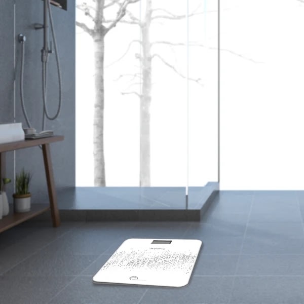 Little balance personvægt, hvid, tale