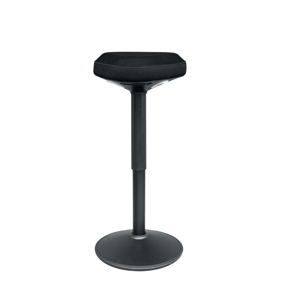 Lux balancestol, sort stel og sort stof