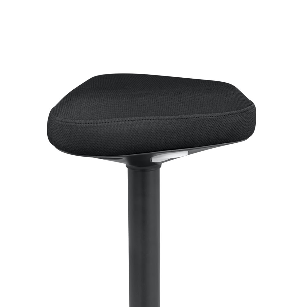 Lux balancestol, sort stel og sort stof