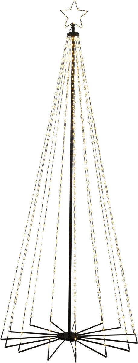 Juletræ i Metal m. LED H240cm