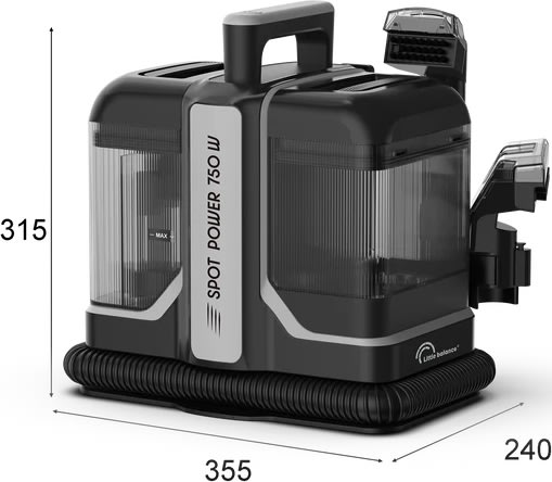 Little balance Pletfjerner, 5 meter, sort