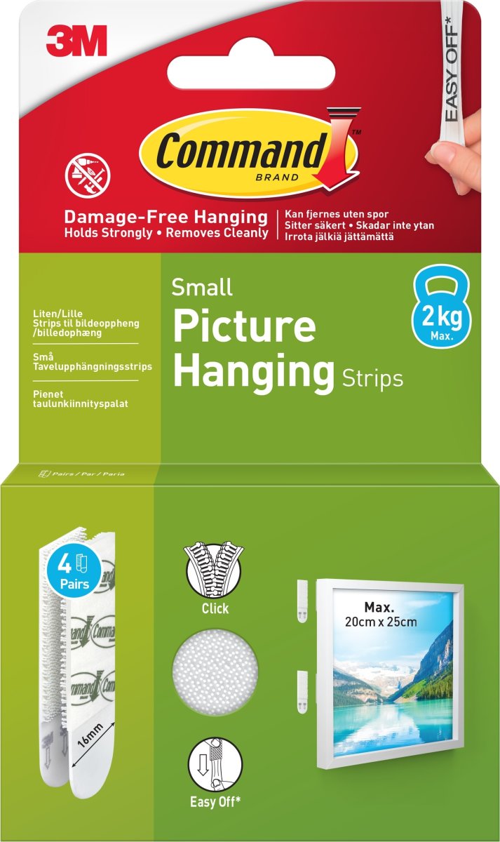 Command Klæbestrips til billedophæng | S | Hvid