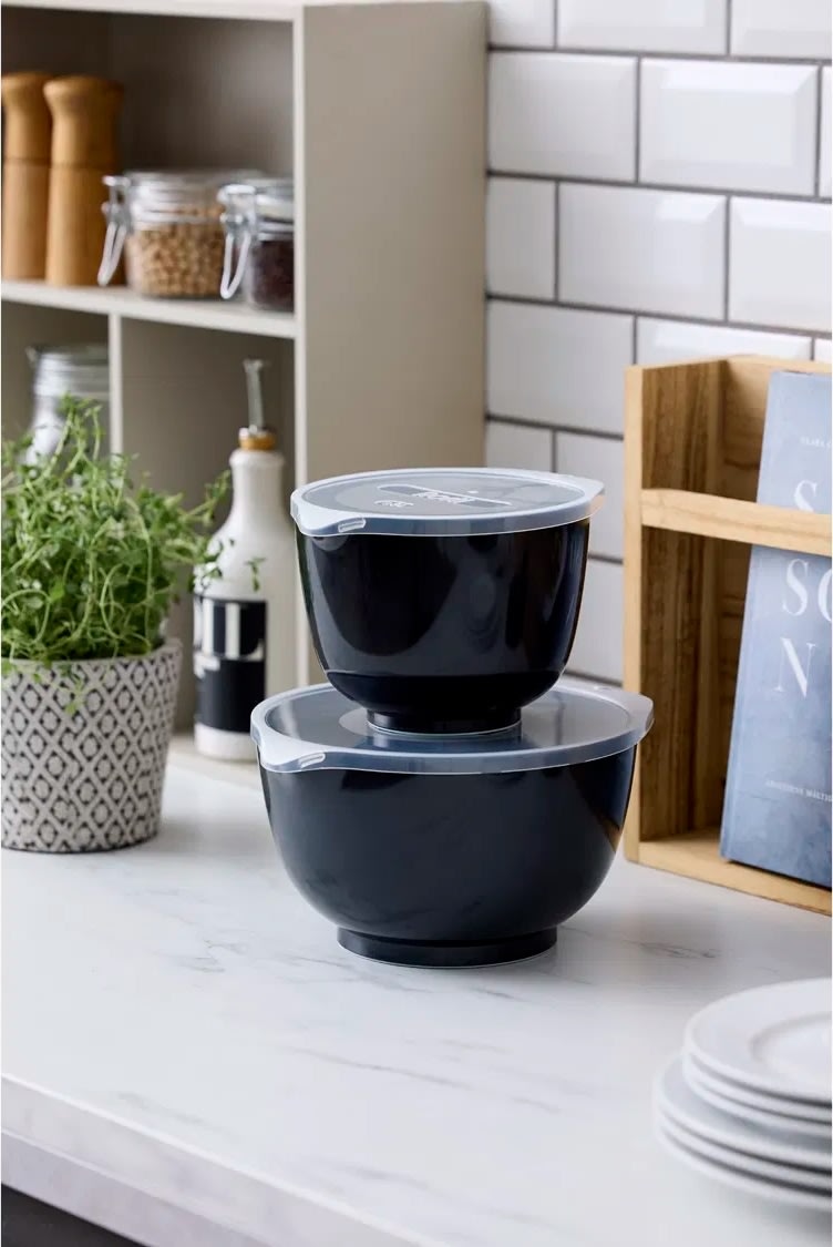 Rosti NEW Margrethe Røreskåle 4 dele 1,5+3L c sort