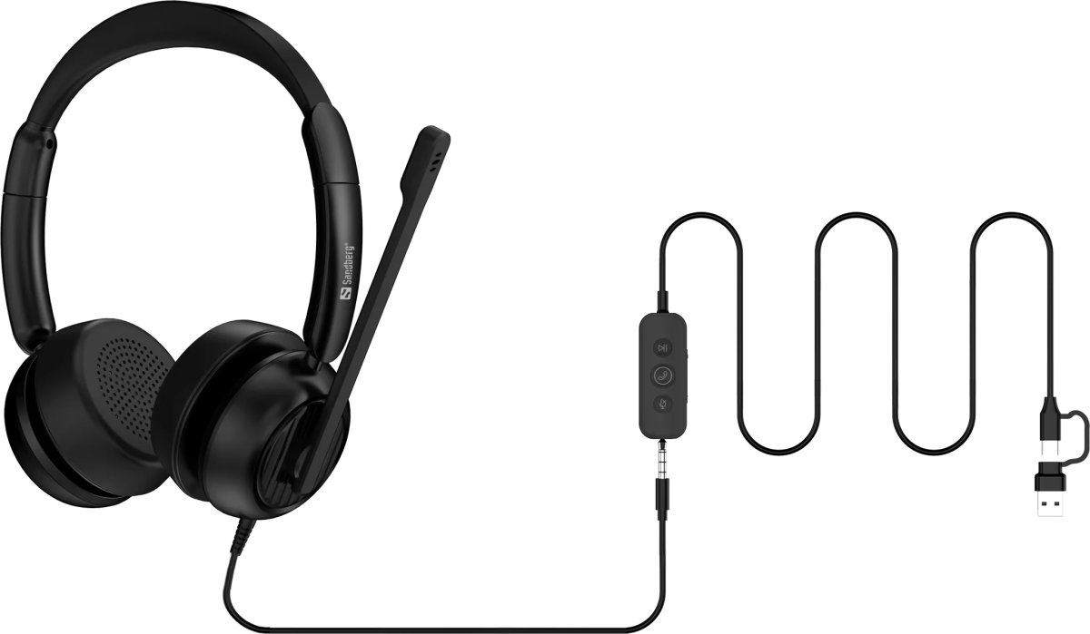 Sandberg 3-i-1 Office Pro ENC Headset