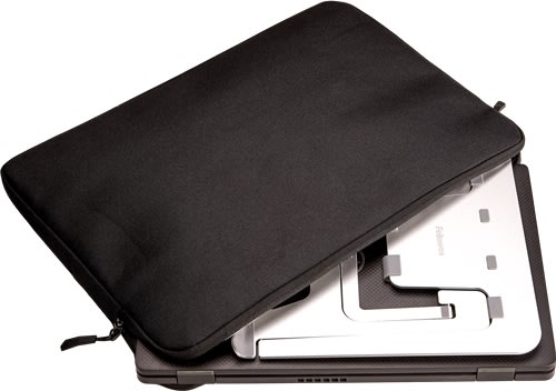 Fellowes Alumia Laptop stander transportabel, sølv
