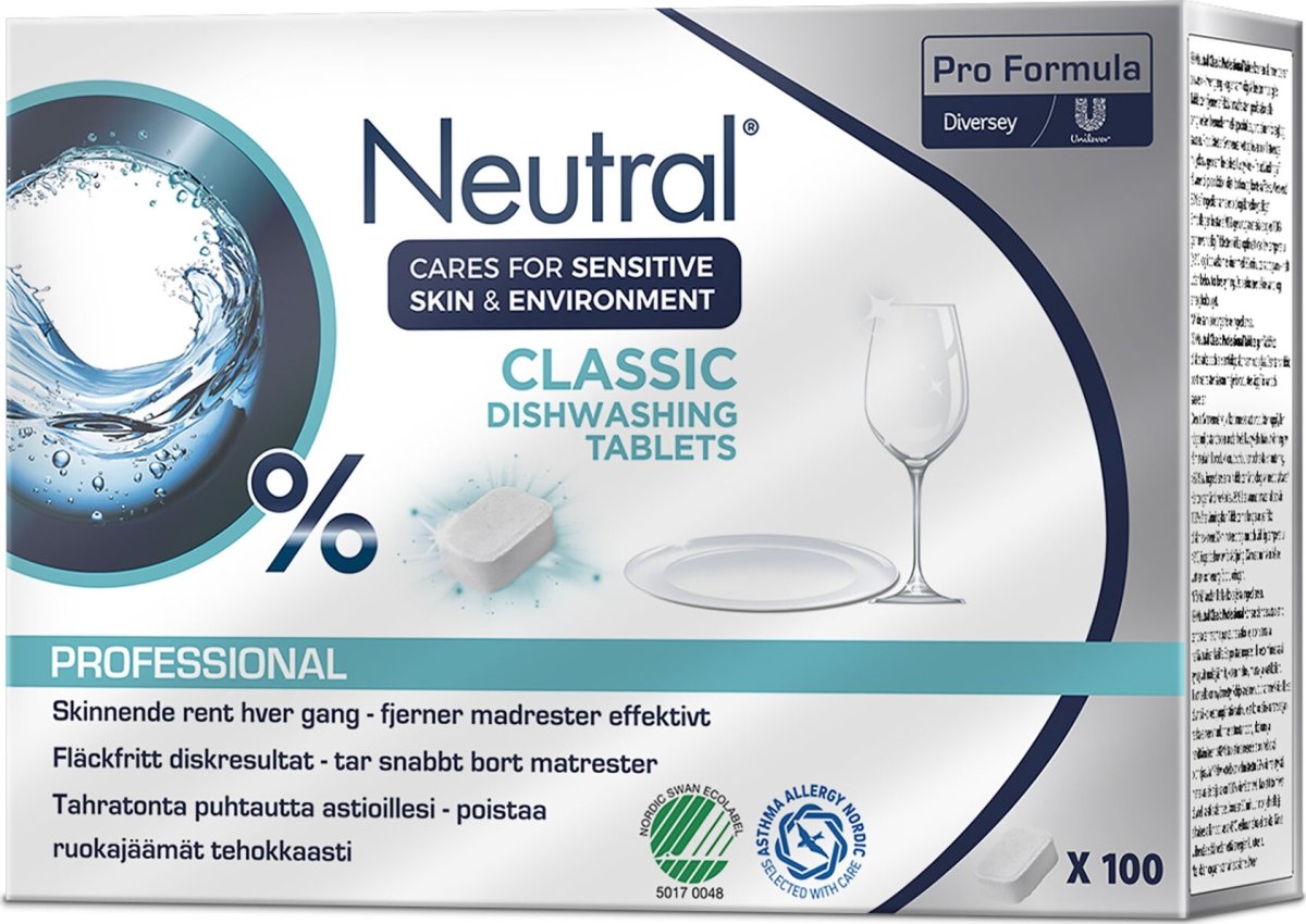 Neutral Opvasketabs | Classic | 100 Tabs