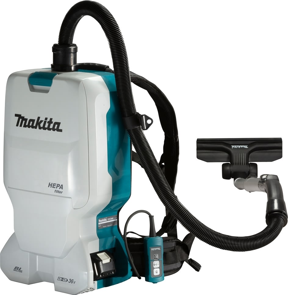 Makita Rygstøvsuger LXT 2x18V 6L ex. batt. DVC660Z