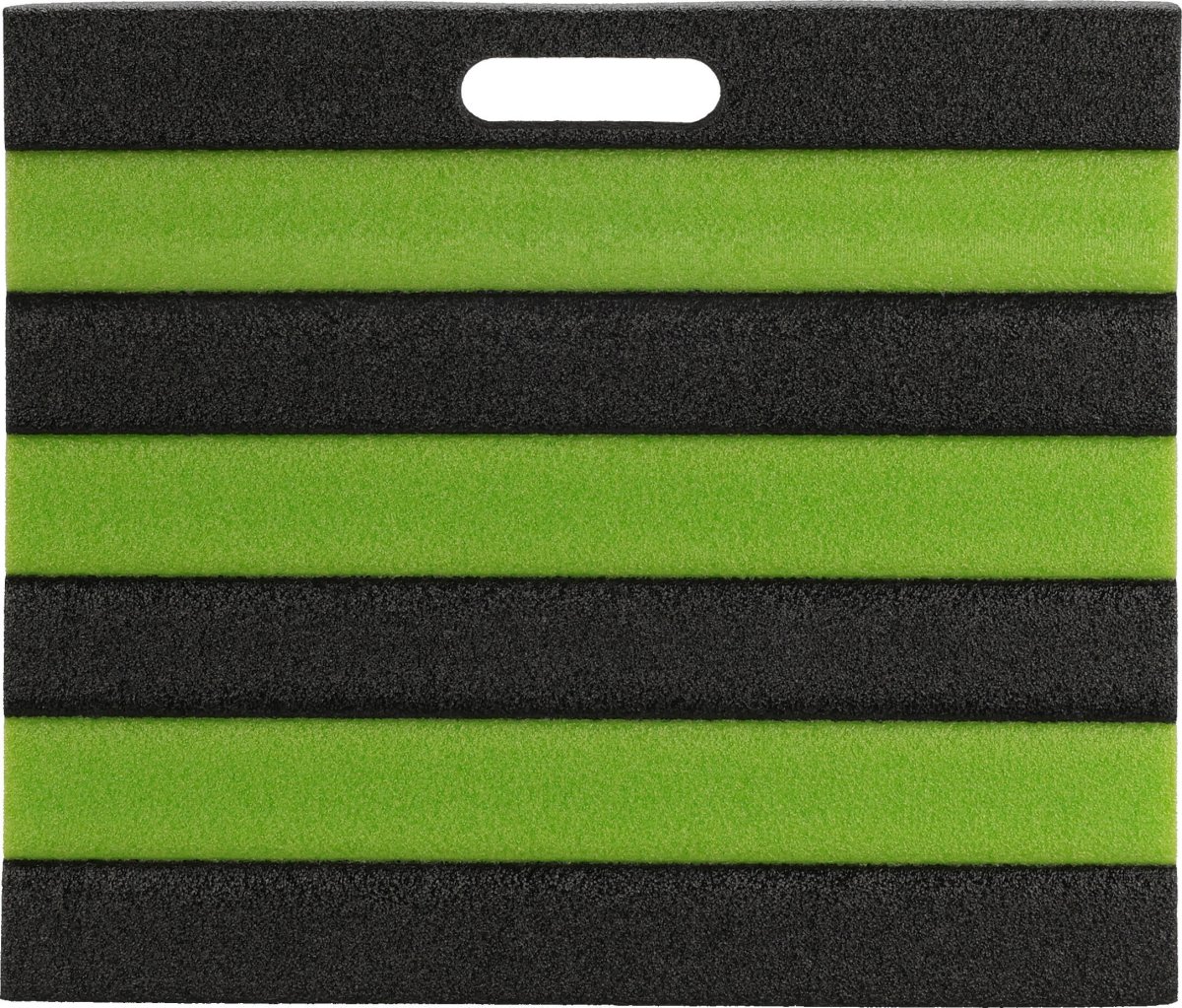 Knæpude, sort/grøn, 35x30x2,7 cm.