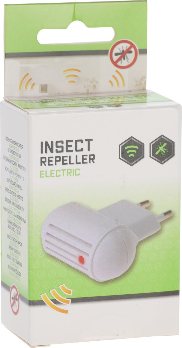 Elektrisk myggeskræmmer til stikkontakt, lydbølger