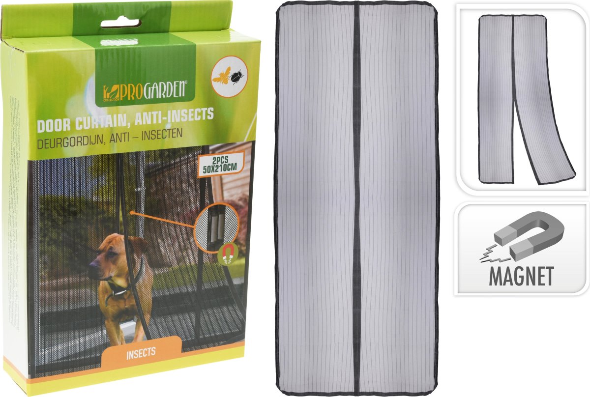 Insektnet til dør, 210x50 cm.