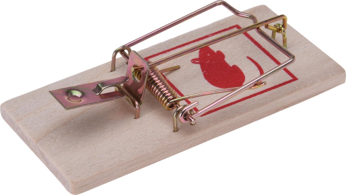 Musefælde i træ, 3 stk.