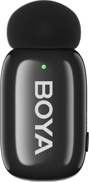 BOYA 2x Mini mikrofon, trådløs, AI, USB-C, 2,4GHz