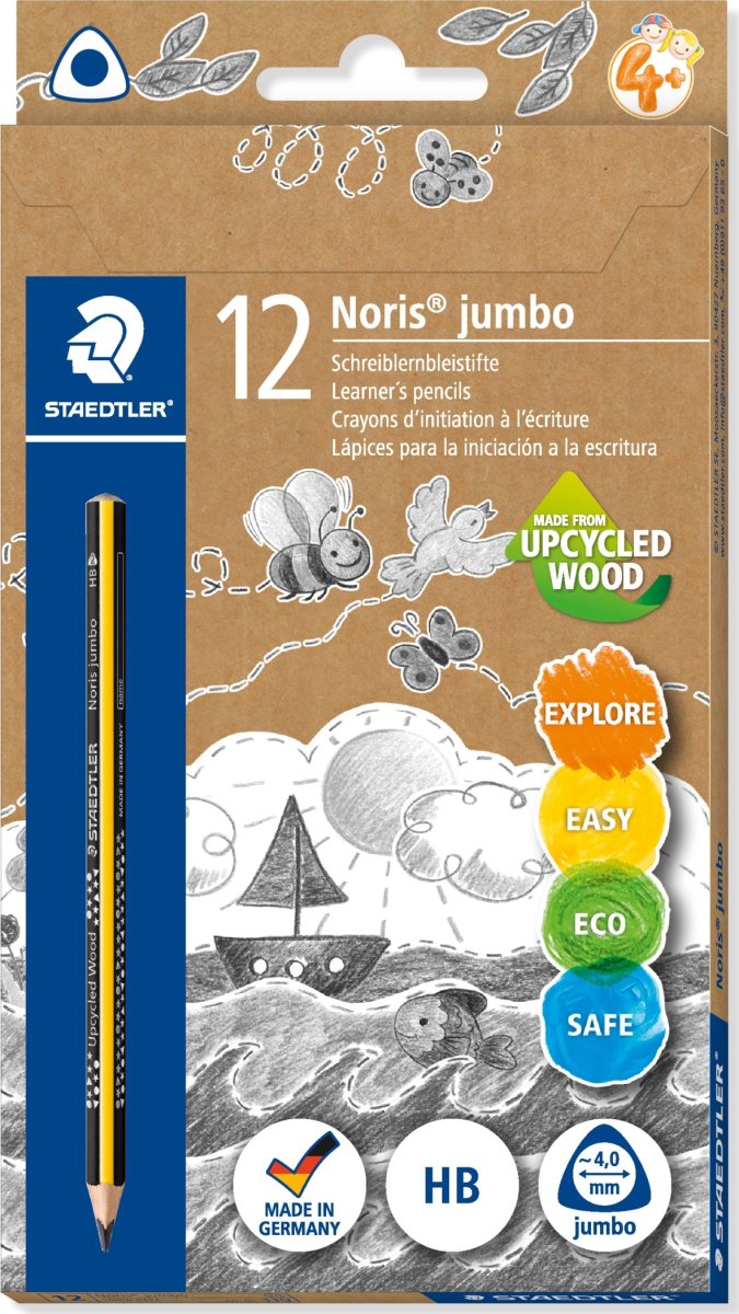 Staedtler Noris 119 Jumbo Begynderblyant | HB