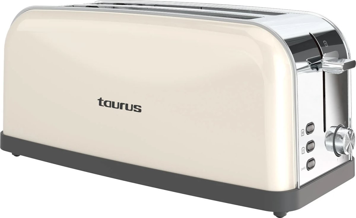 TAURUS Brødrister, Vintage, Lang, Cream-farvet