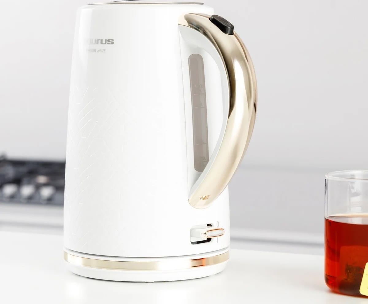 TAURUS Elkedel, 1,7 L - Hvid