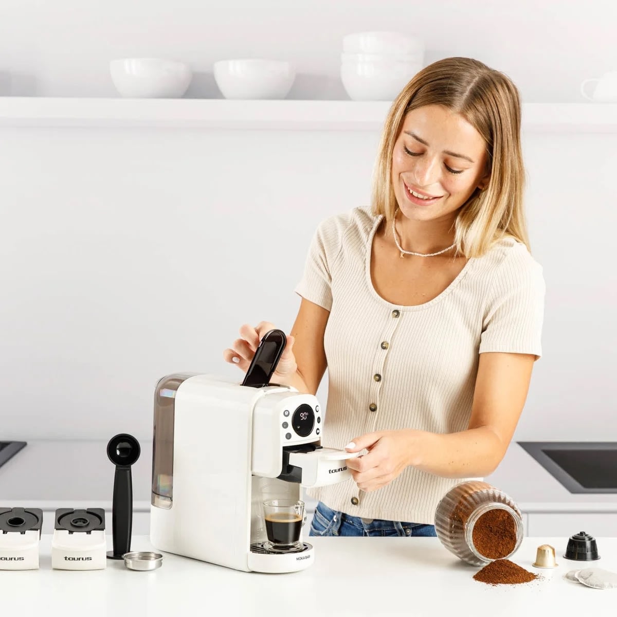 TAURUS Kaffekapselmaskine - Mokabari Cream