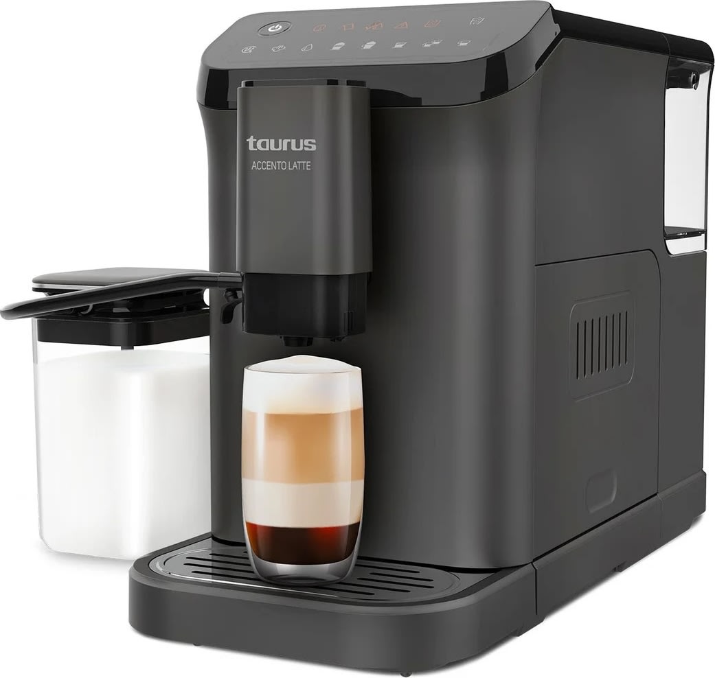 TAURUS Kaffemaskine, Accento Latte - Automatisk