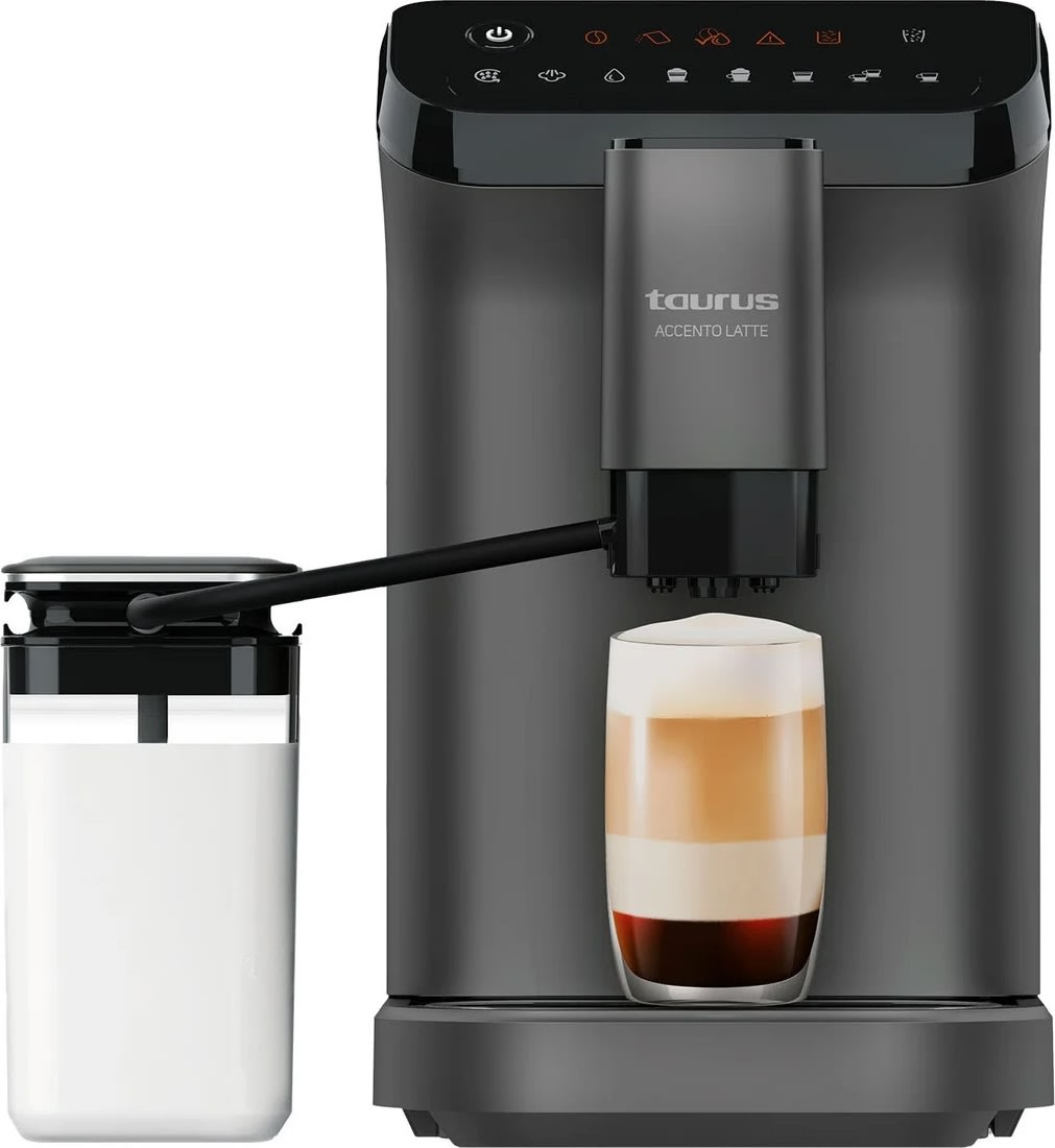 TAURUS Kaffemaskine, Accento Latte - Automatisk