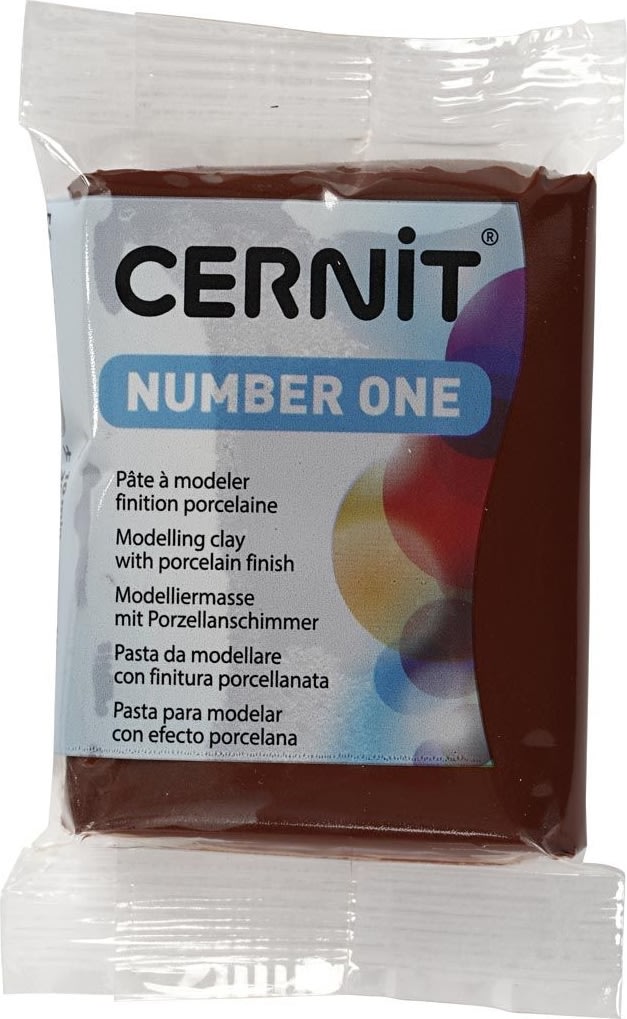 Cernit Number One, 56 g, brun