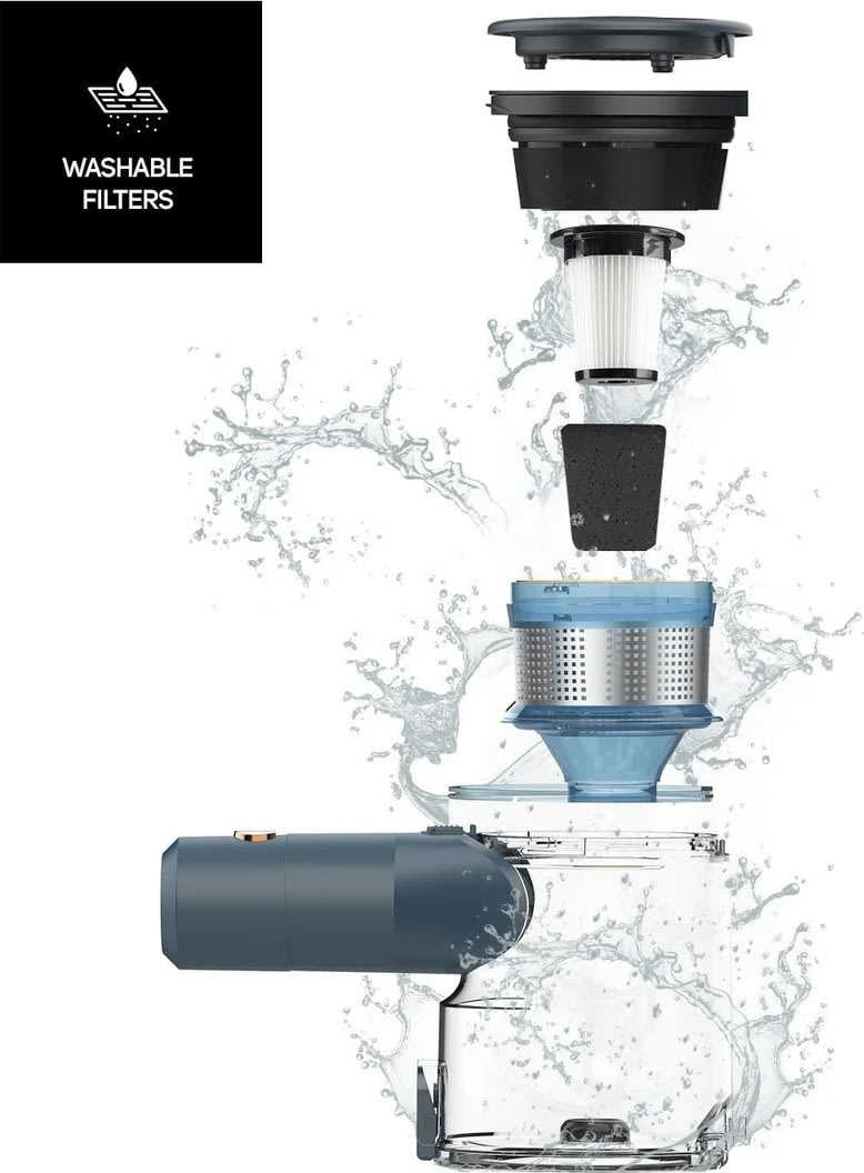 TAURUS Støvsuger, håndholdt, m. tilbehør