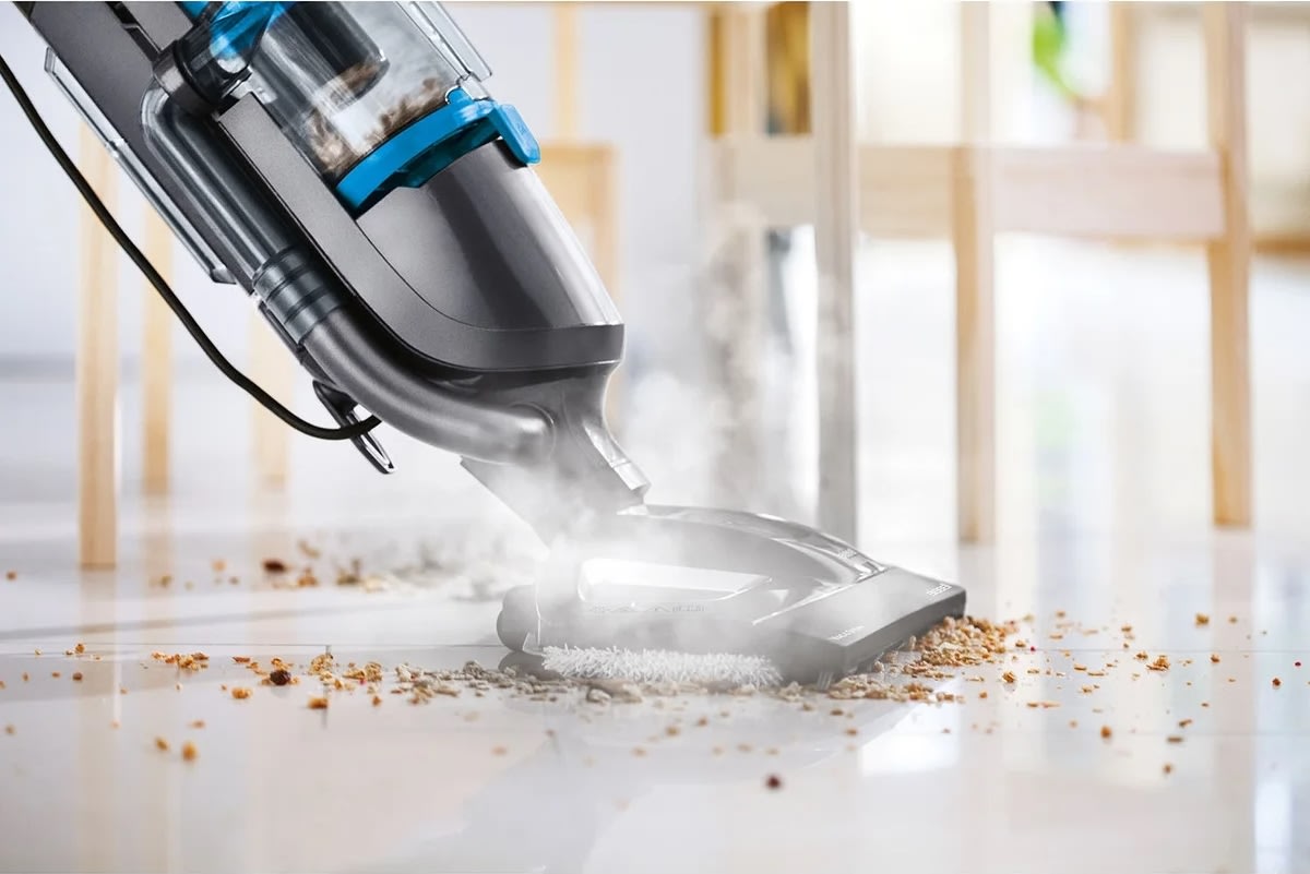 BISSELL Damprenser og støvsuger, 2-i-1