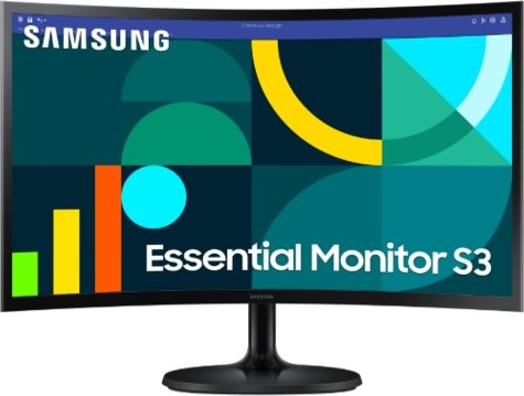 Samsung Essential S3 S24D304GAU 24" kurvet skærm