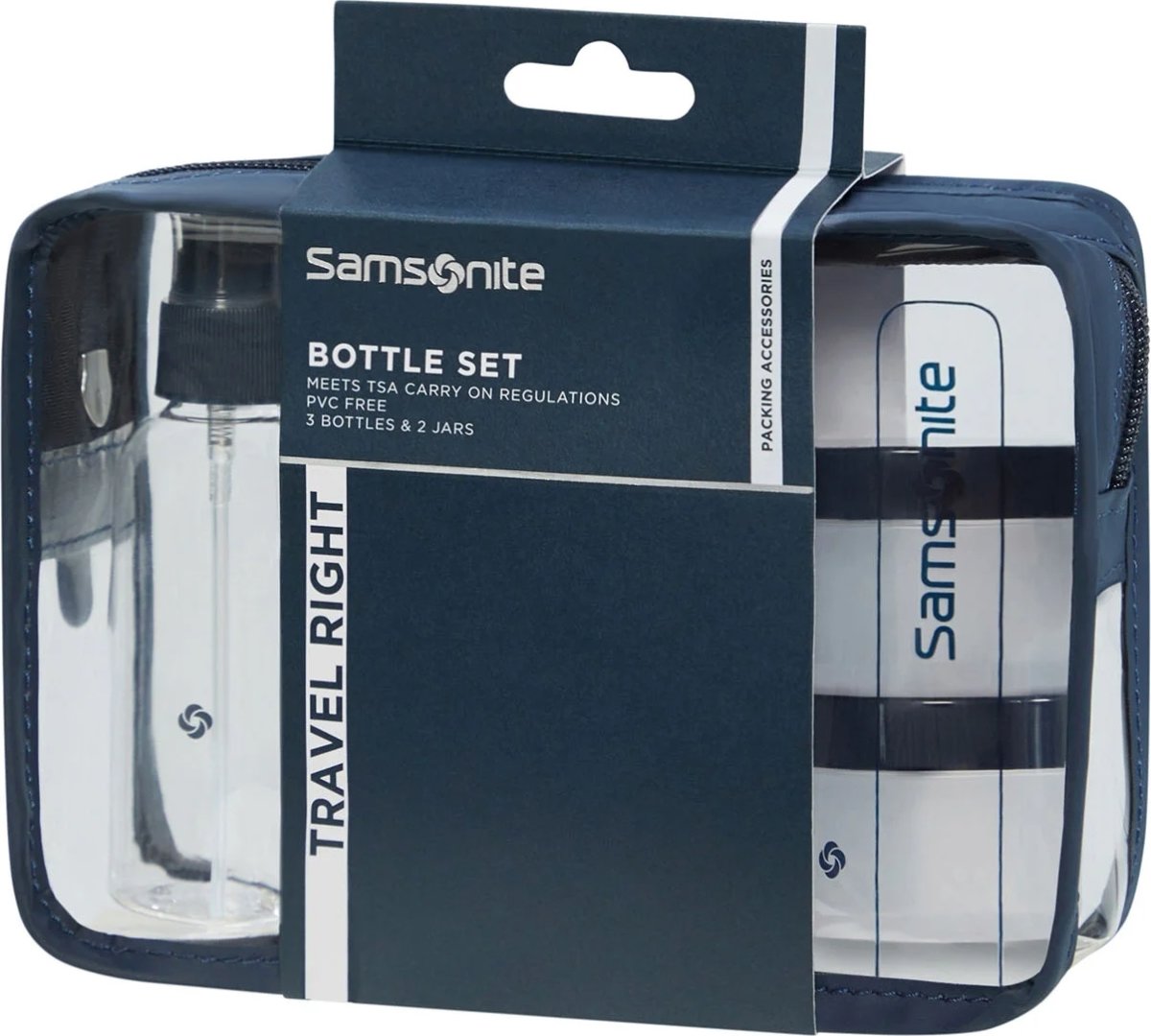 SAMSONITE Flaskesæt, Midnatsblå - TA Revolution