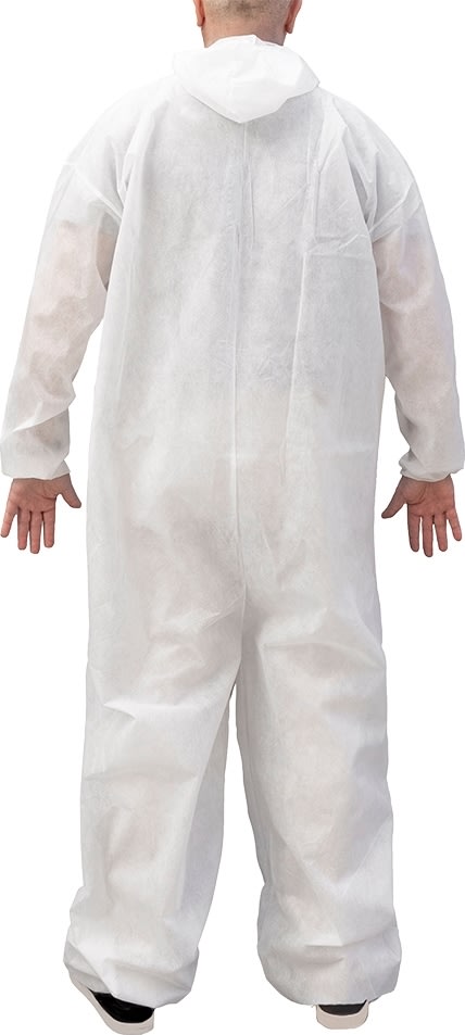 Basic Engangsdragt/Beskyttelsesdragt | XL | Hvid