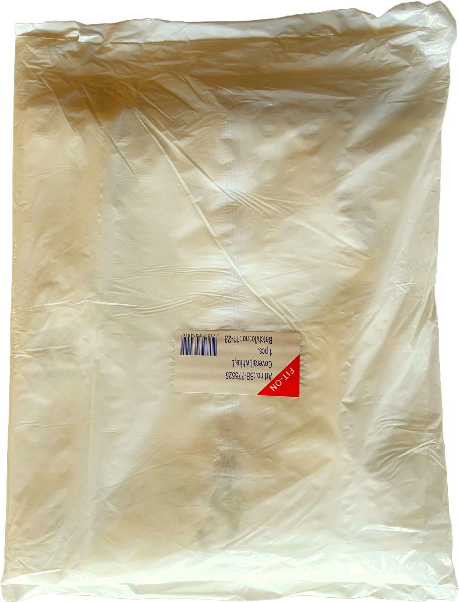 Basic Engangsdragt/Beskyttelsesdragt | XXL | Hvid