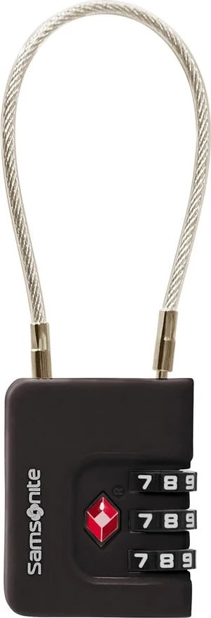 SAMSONITE Kabellås. Sort - TA Revolution