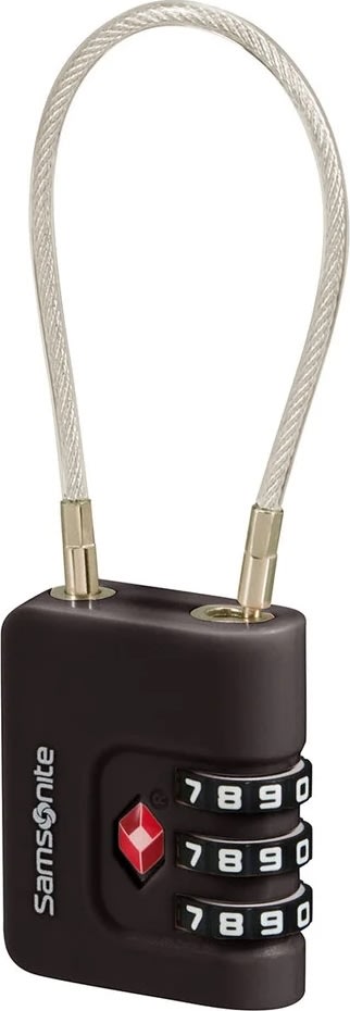 SAMSONITE Kabellås. Sort - TA Revolution