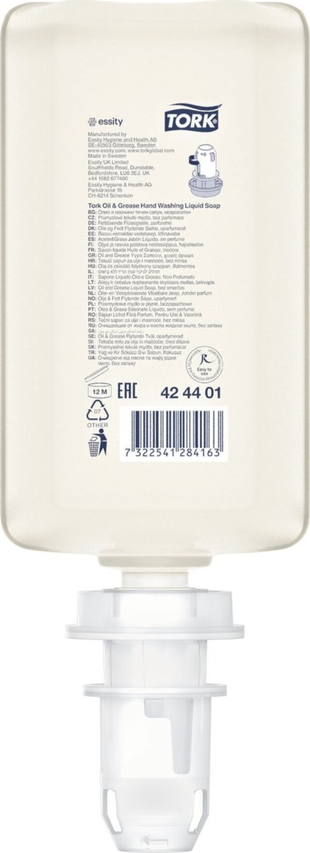 Tork S4 Industri sæbe | Uparfumeret | 1 L