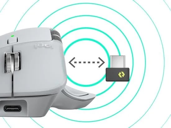 Logitech MX Master 4 Performance trådløs mus, hvid