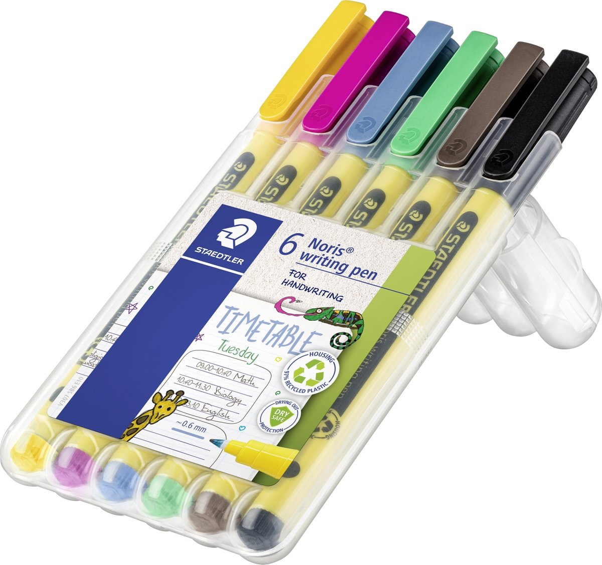 Staedtler Noris 307 Fineliner | 6 farver